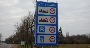 Grens-bord-Nederland