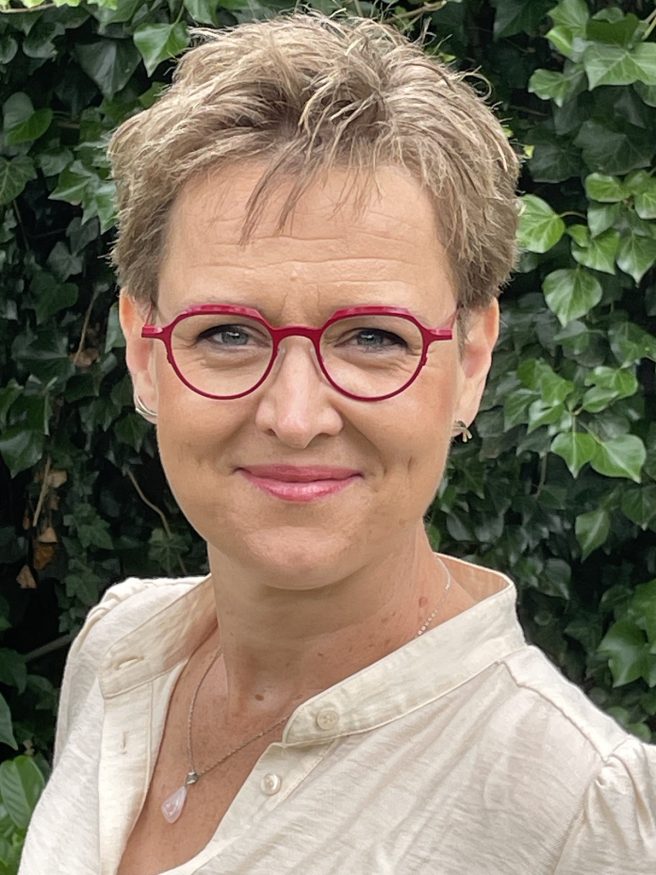Foto Mirella Klomp bijna op het einde