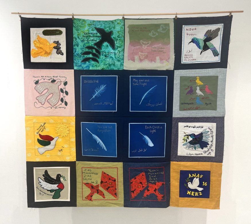Herdenkingsquilt voor kinderen van Gaza – Little Bird